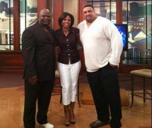 Behind the scenes: WWL-TV Studios with NFL Hall Of Famers Rickey Jackson and Willie Roaf
